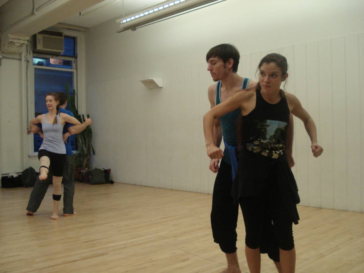 GroundWorks and Gibney Dance rehearsing Gina Gibney's Always
